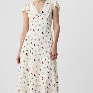NWT GAP X DOEN MIDI FLORAL Size 4 NWT